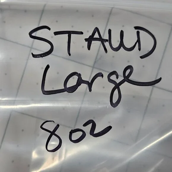 NWT STAUD Grey Ribbed Knit Tank Top Women’s L Minimalist Streetwear Quiet Luxury - Picture 6 of 11